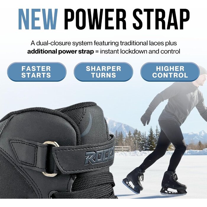 Herren Eishockeyschlittschuhe Schwarz - Klassisch & Robust - Bis zu 34% Rabatt
