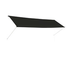 Vidaxl Ausziehbare Markise 400x150 cm Anthrazit - Bis zu 61% Rabatt