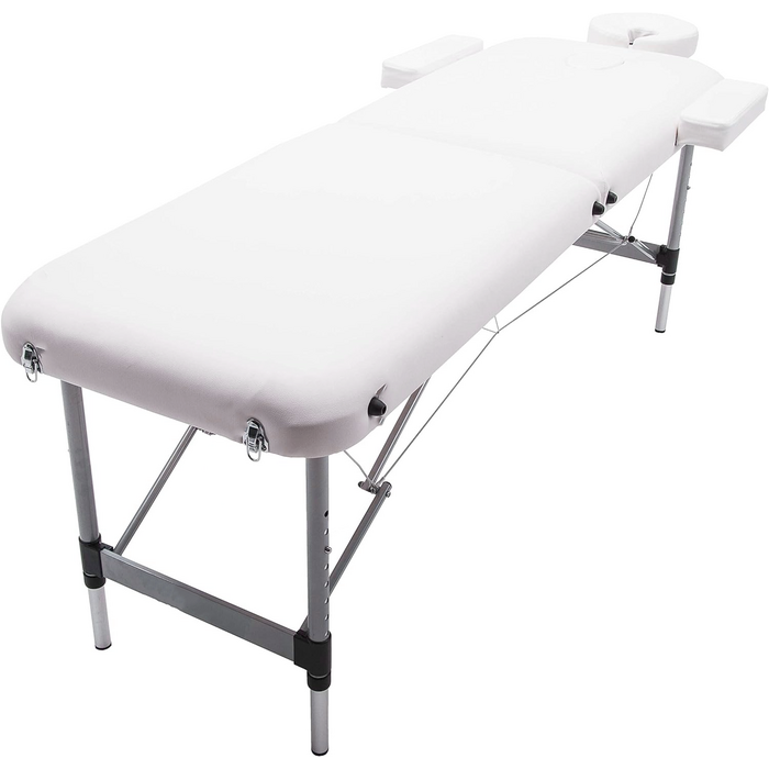 Klappbare Massageliege 185x70cm, Weiß - Jetzt bis zu 23% Rabatt sichern