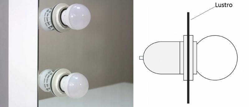 Eleganter Schminktisch mit LED-Spiegel & Hocker - bis zu 28% Rabatt