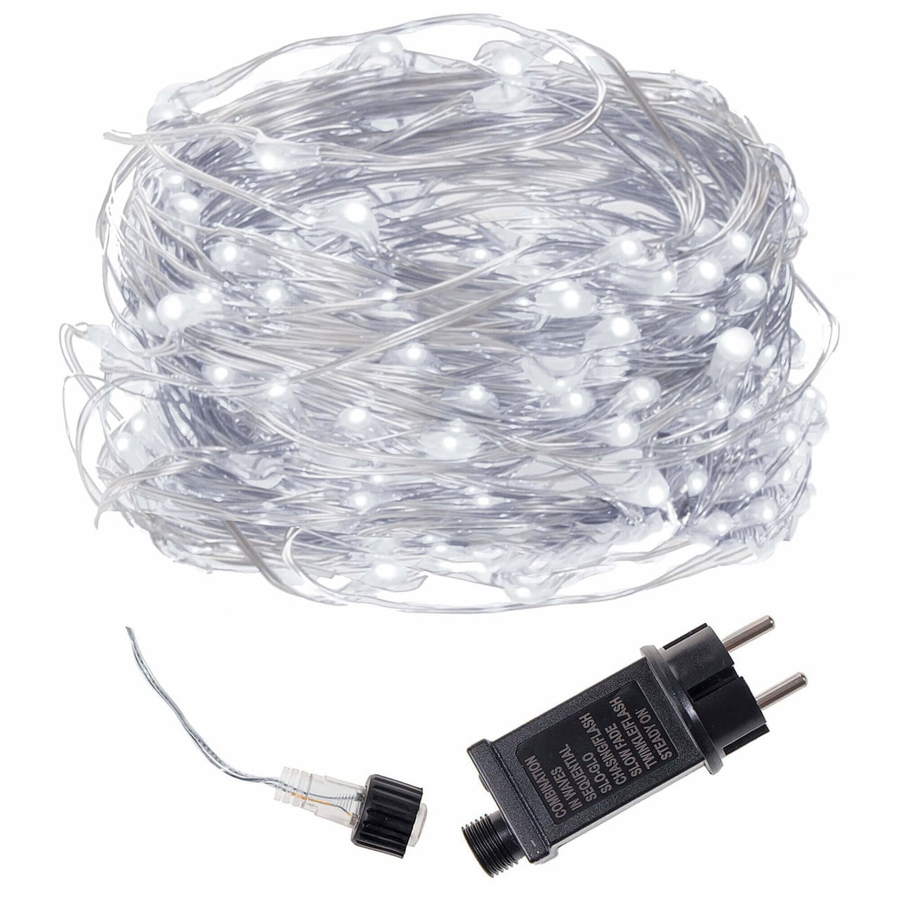 300 LED-Lichterkette 30m Kaltweiß - Innen & Außen - bis zu 49% Rabatt