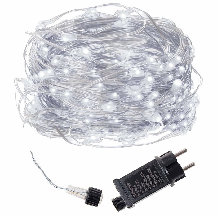 300 LED-Lichterkette 30m Kaltweiß - Innen & Außen - bis zu 49% Rabatt