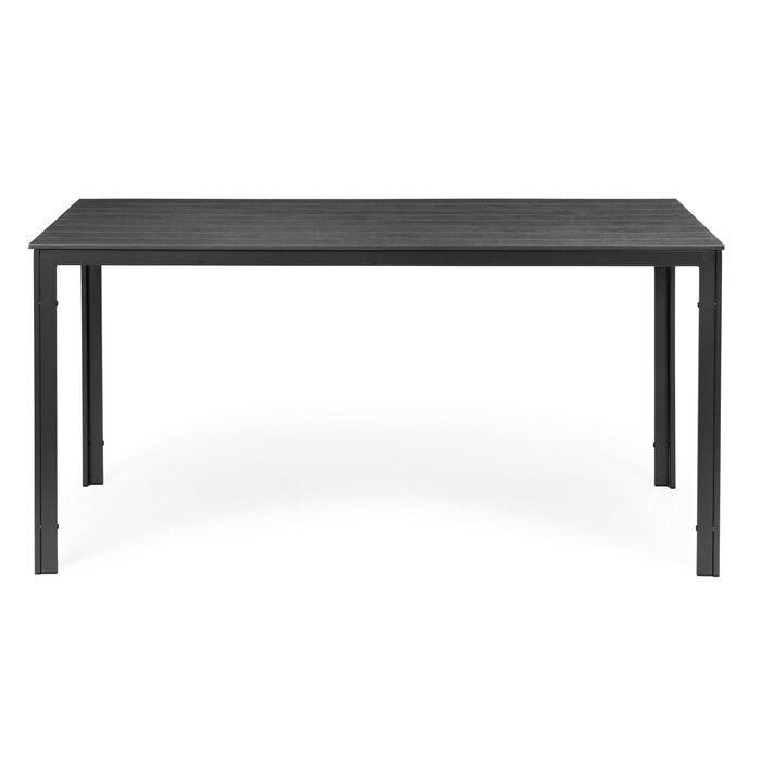 Gartentisch 156x78cm für 6 Personen - Grau Holzoptik - bis zu 35% Rabatt