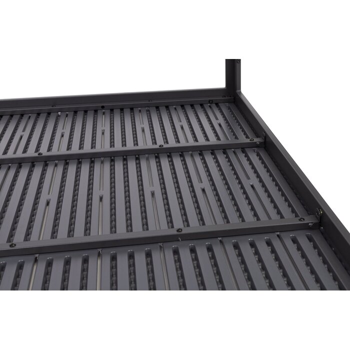 Gartentisch 156x78cm für 6 Personen - Grau Holzoptik - bis zu 35% Rabatt