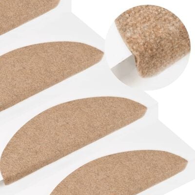 15er-Set Treppenstufenmatten Beige 56x17x3cm - bis zu 31% Rabatt