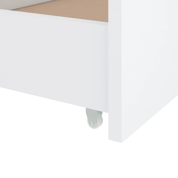 Bettgestell Kiefer Massiv Weiß 90x200 cm mit Schubladen - bis zu 71% günstiger