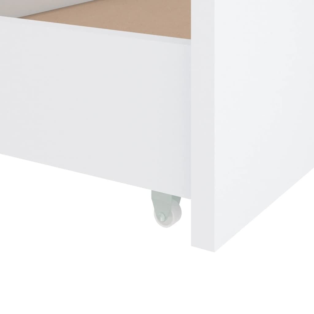 Bettgestell Kiefer Massiv Weiß 90x200 cm mit Schubladen - bis zu 71% günstiger