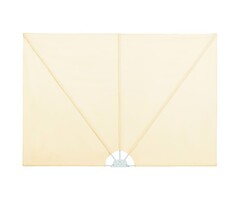 Vidaxl Klappbare Terrassenmarkise 400x200 cm Creme - Sparen Sie bis zu 51%