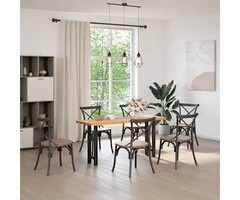 Vidaxl Design-Tischbeine 2er-Set, Schwarz, 72-73 cm - Jetzt bis zu 50% sparen!