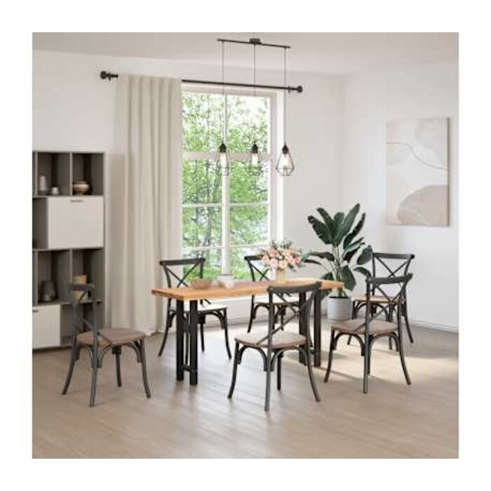 Tischbeine Set 28x72 cm pulverbeschichteter Stahl - bis zu 34% sparen