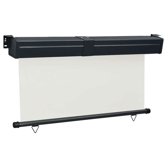 Balkonmarkise 145 x 250 cm Creme - Sichtschutz bis zu 34% reduziert