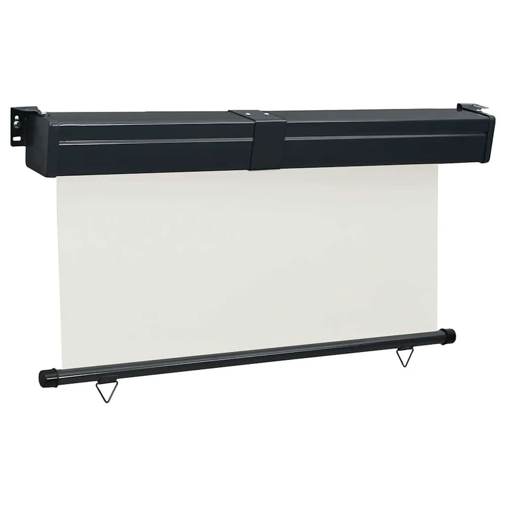 Balkonmarkise 145 x 250 cm Creme - Sichtschutz bis zu 34% reduziert