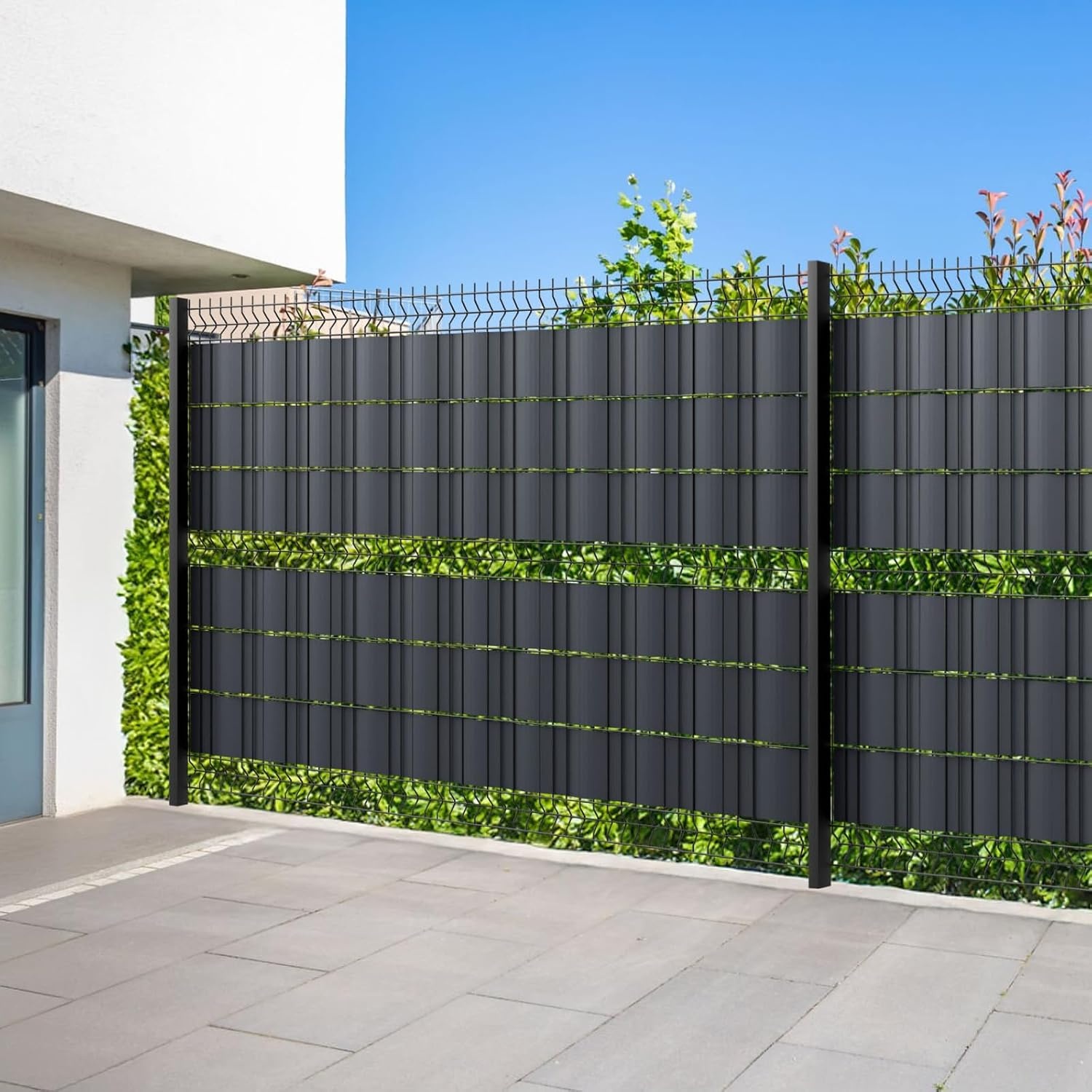 PVC-Sichtschutzstreifen 35m x 19cm Anthrazit - bis zu 27% Rabatt