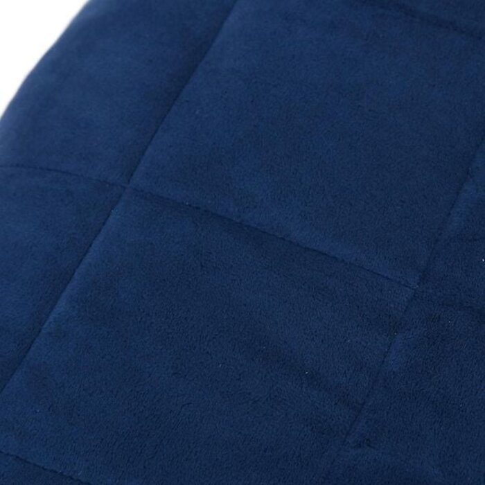 Gewichtsdecke 220x260 cm 11 kg Blau - Outlet bis zu 34% reduziert