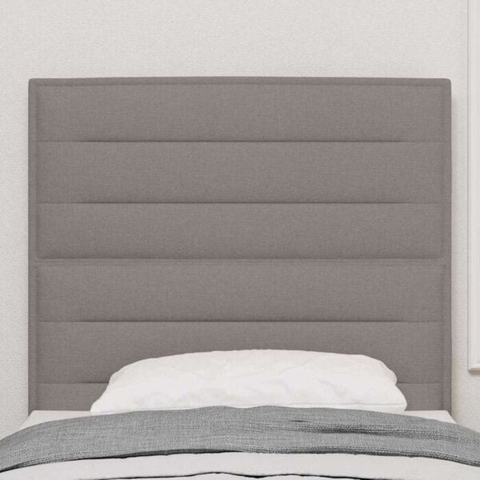 Stilvolles Kopfteil, Stoff Taupe, 100x128 cm - bis zu 34% Rabatt