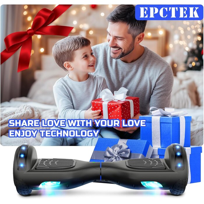 Hoverboard 6,5 Zoll für Kinder mit LED & Bluetooth - bis zu 35% Rabatt