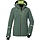 Funktionelle Damen-Skijacke grün-grau - bis zu 30% Rabatt
