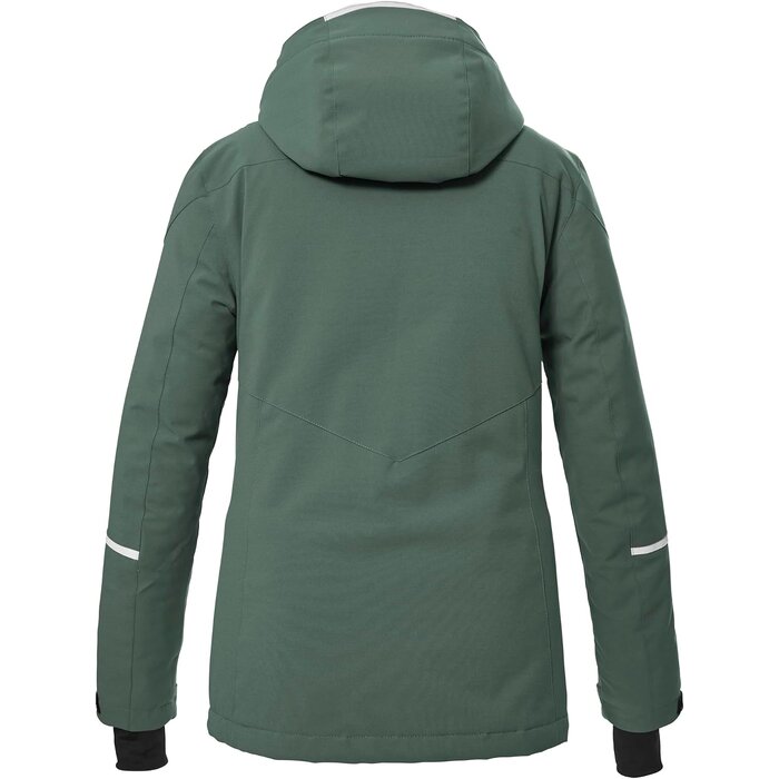 Funktionelle Damen-Skijacke grün-grau - bis zu 30% Rabatt