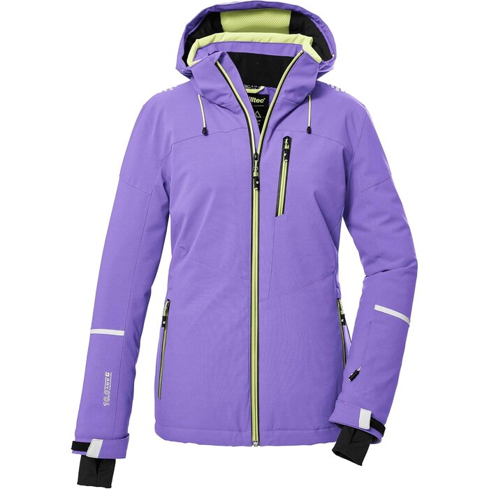 Funktionelle Damen-Skijacke grün-grau - bis zu 30% Rabatt