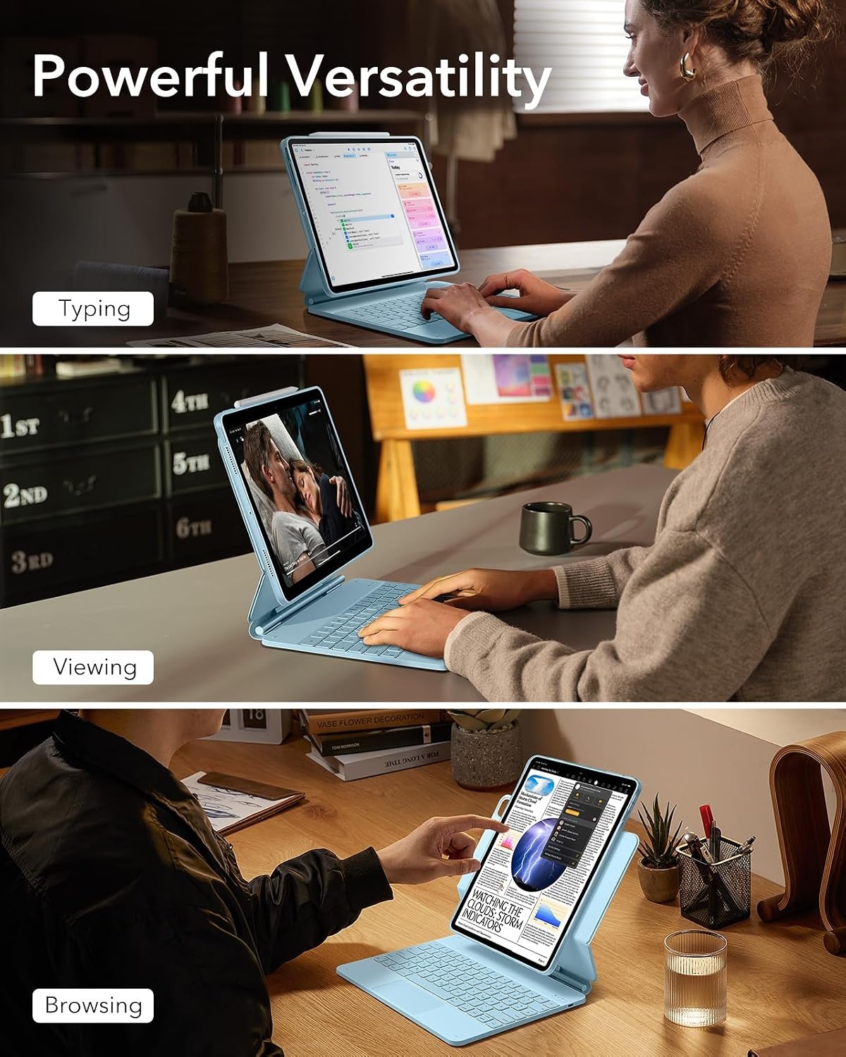 iPad Pro 13 Zoll (M4) Tastaturhülle - Abnehmbar & Magnetisch - bis zu 29% Rabatt