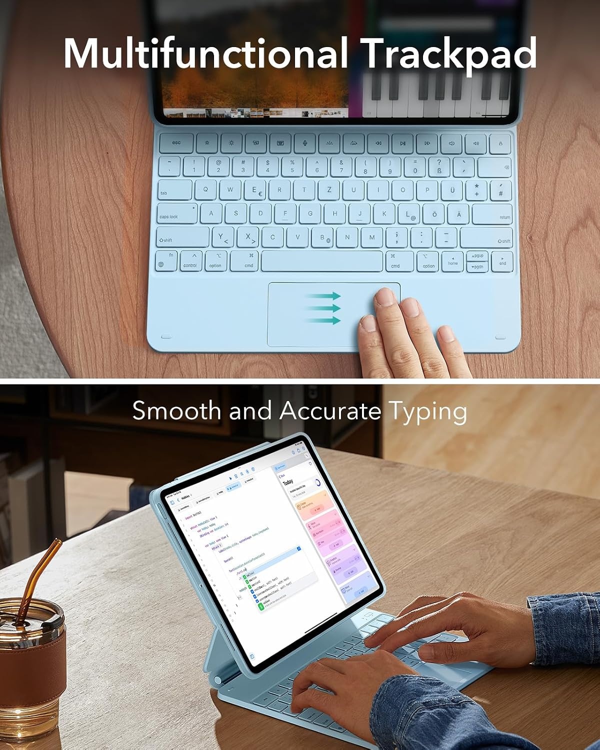 iPad Pro 13 Zoll (M4) Tastaturhülle - Abnehmbar & Magnetisch - bis zu 29% Rabatt