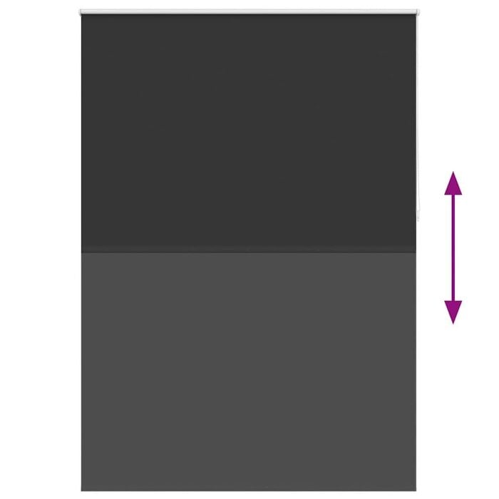 Verdunkelungsrollo 160 x 230 cm, Schwarz - Outlet-Schnäppchen bis zu 33% sparen