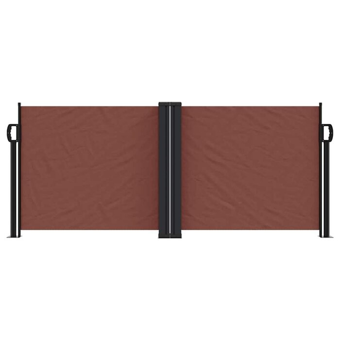 Ausziehbare Seitenmarkise 100x600 cm - Braun | Bis zu 34% Rabatt