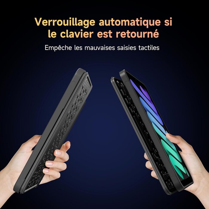 iPad Mini 6 Tastatur-Hülle mit RGB - Magnetisch & Abnehmbar - bis zu 29% Rabatt
