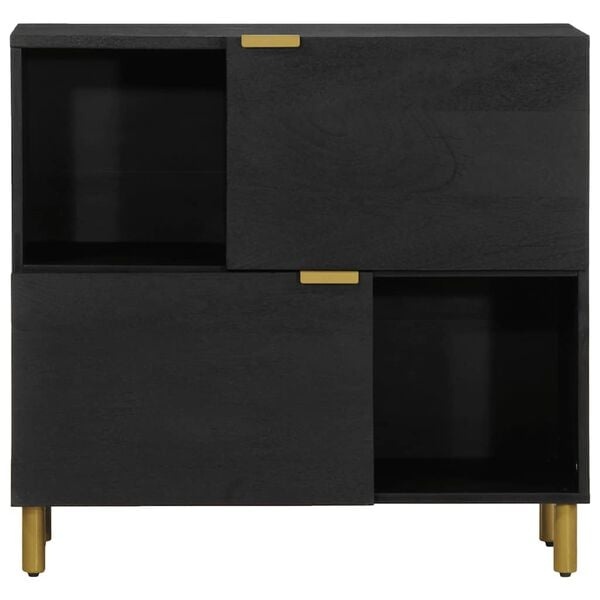 Modernes Sideboard 80x33x75 cm Schwarz - Bis zu 34% Rabatt