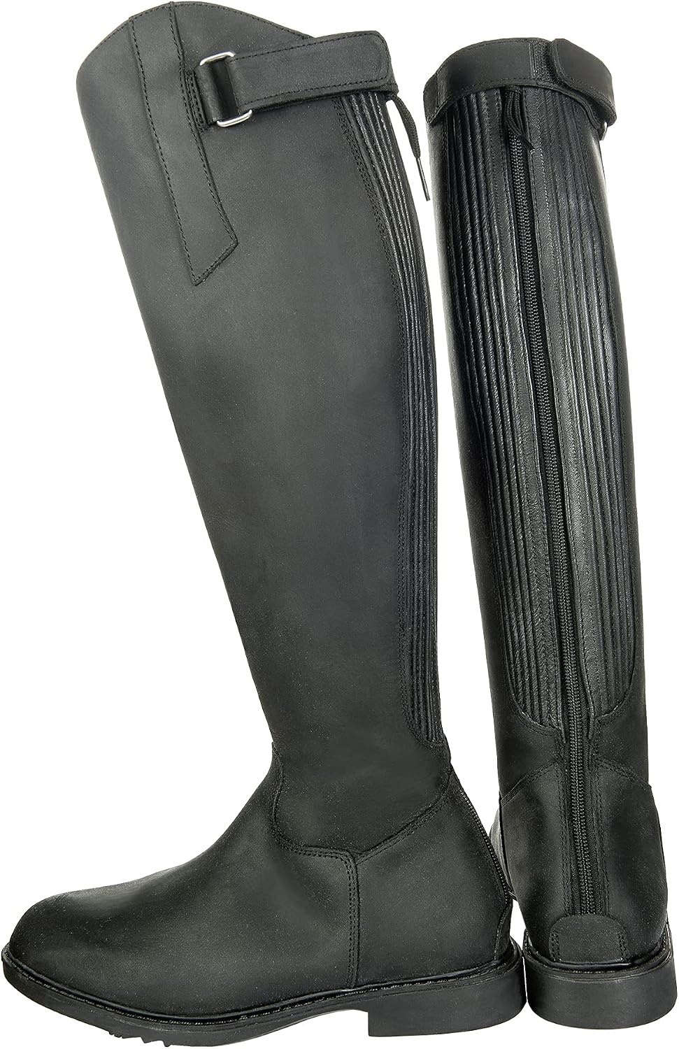 Reitstiefel Flex Country Leder Schwarz Gr. 40 - bis zu 30% sparen!