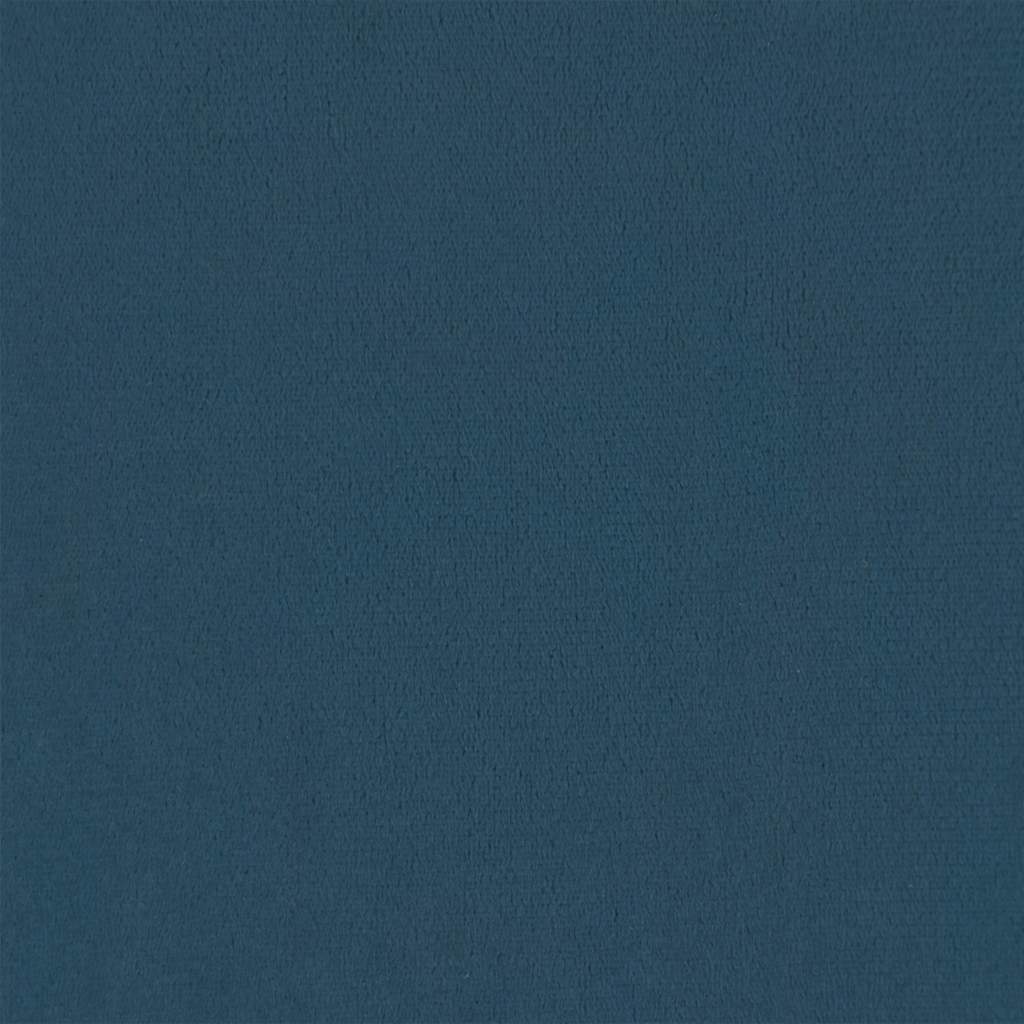Polsterbett Samt 120x190 cm Dunkelblau - Outlet bis zu 35% reduziert