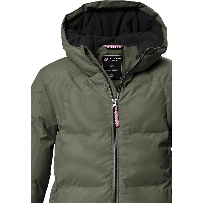 Gesteppte Mädchen-Winterjacke, wasserabweisend, Dunkelblau - bis zu 29% Rabatt
