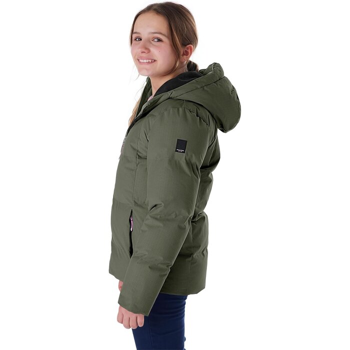 Gesteppte Mädchen-Winterjacke, wasserabweisend, Dunkelblau - bis zu 29% Rabatt