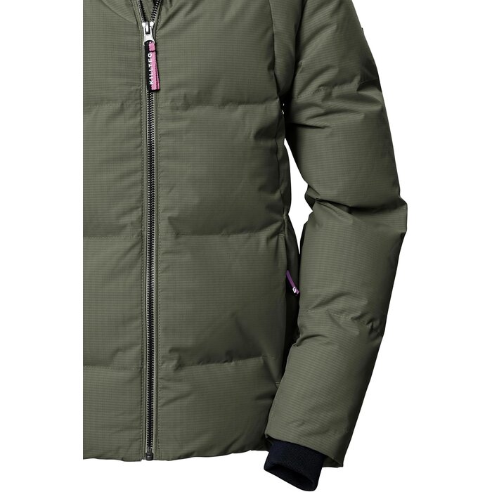 Gesteppte Mädchen-Winterjacke, wasserabweisend, Dunkelblau - bis zu 29% Rabatt