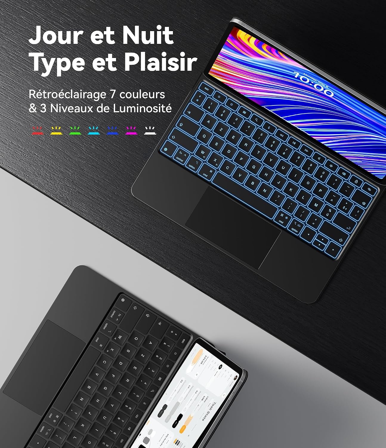 Magnetische iPad Tastatur (13"/12,9") mit Touchpad - jetzt bis zu 34% günstiger