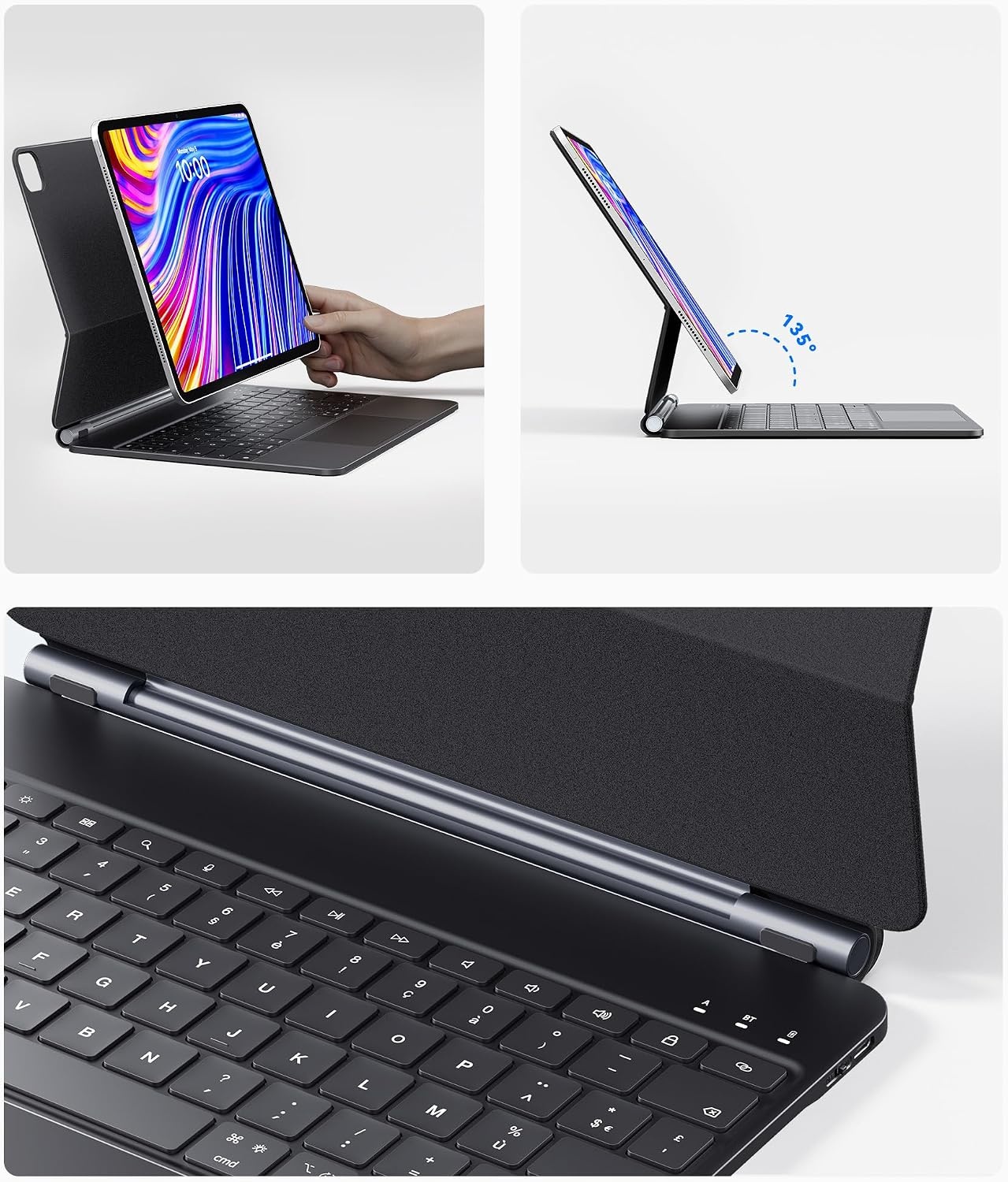 Magnetische iPad Tastatur (13"/12,9") mit Touchpad - jetzt bis zu 34% günstiger