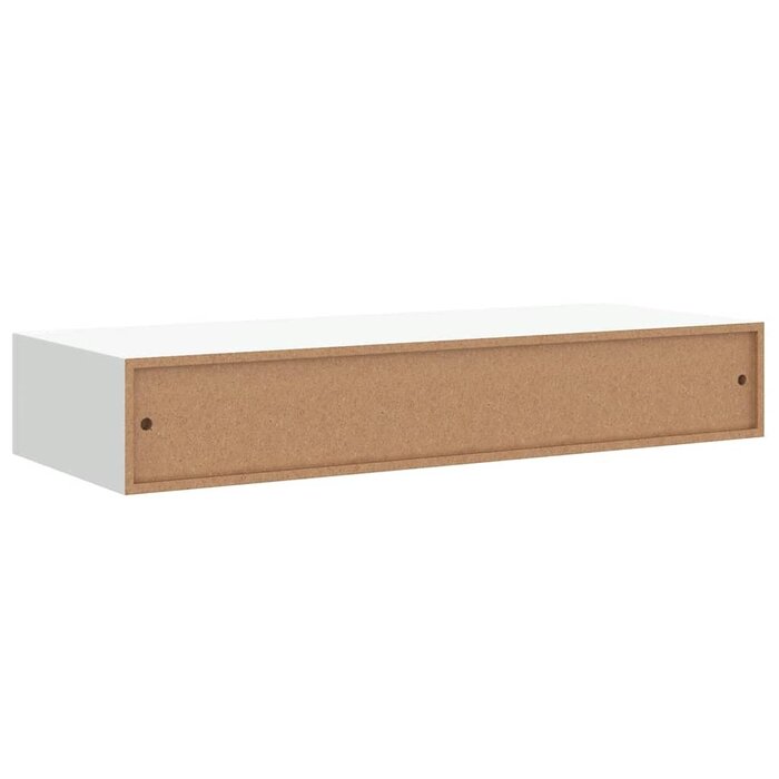 Wandregal mit Schublade 60x23,5cm - Weiß - Jetzt bis zu 33% sparen