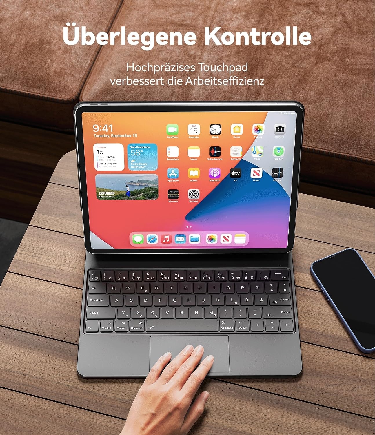 Earto Tastaturhülle für iPad Pro & Air bis zu 34% reduziert - QWERTZ