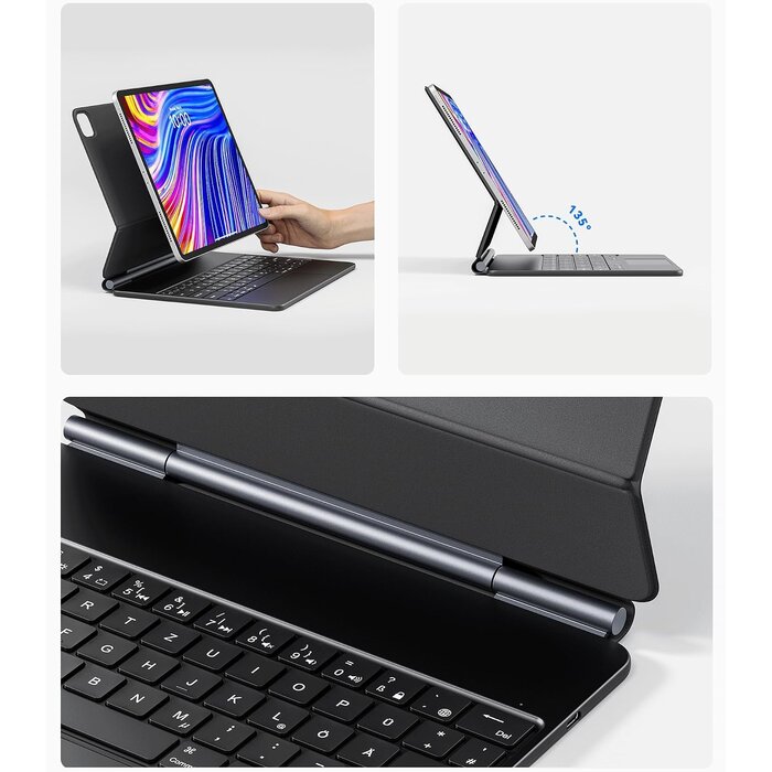 Earto Tastaturhülle für iPad Pro & Air bis zu 34% reduziert - QWERTZ