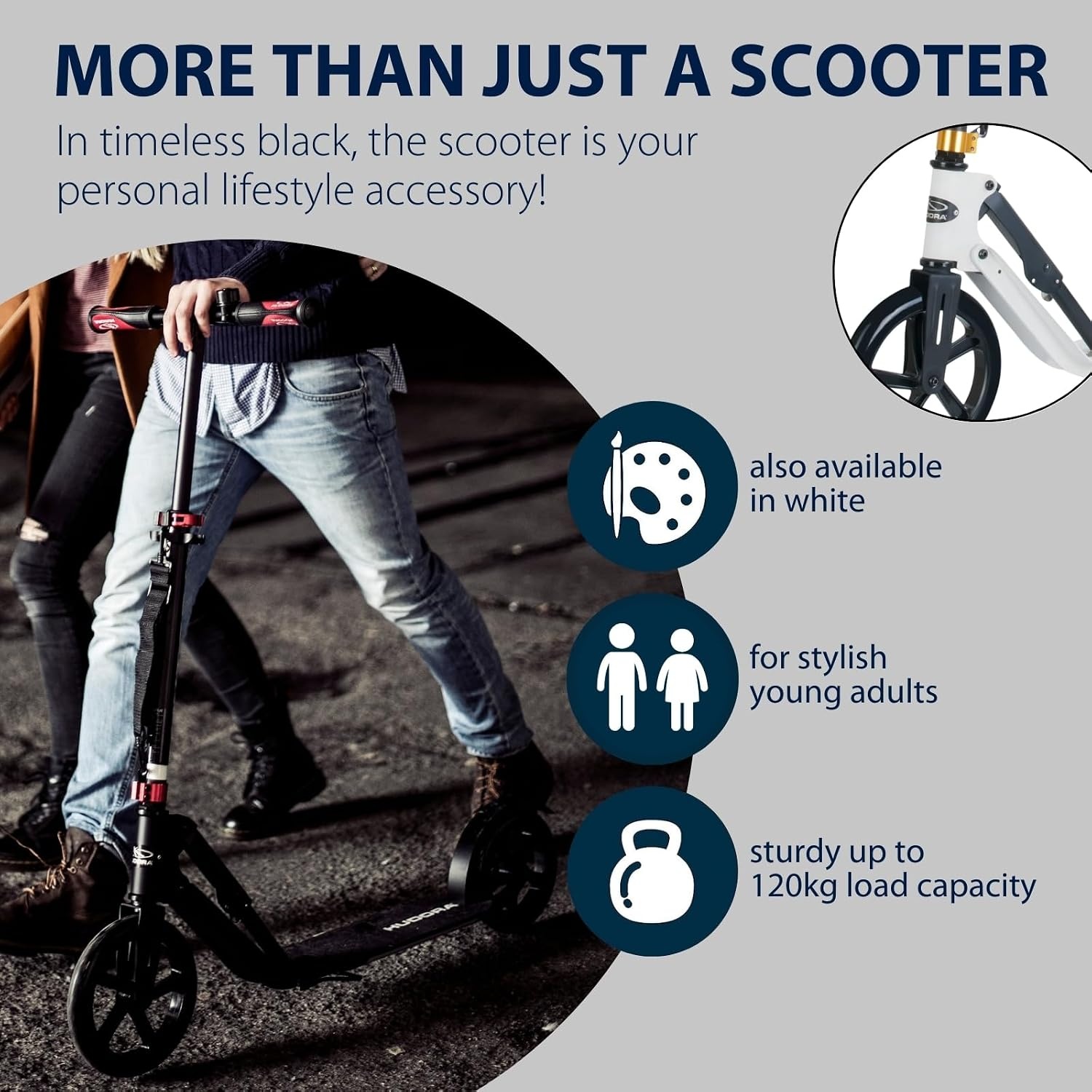 City-Scooter mit 230mm Rollen - Klappbar & Robust - Bis zu 35% Rabatt