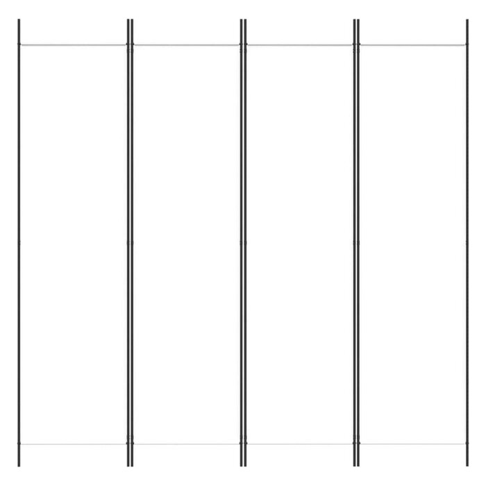 Vidaxl Raumteiler 4 Paneele 200x200 cm Weiß - Jetzt bis zu 36% Rabatt sichern