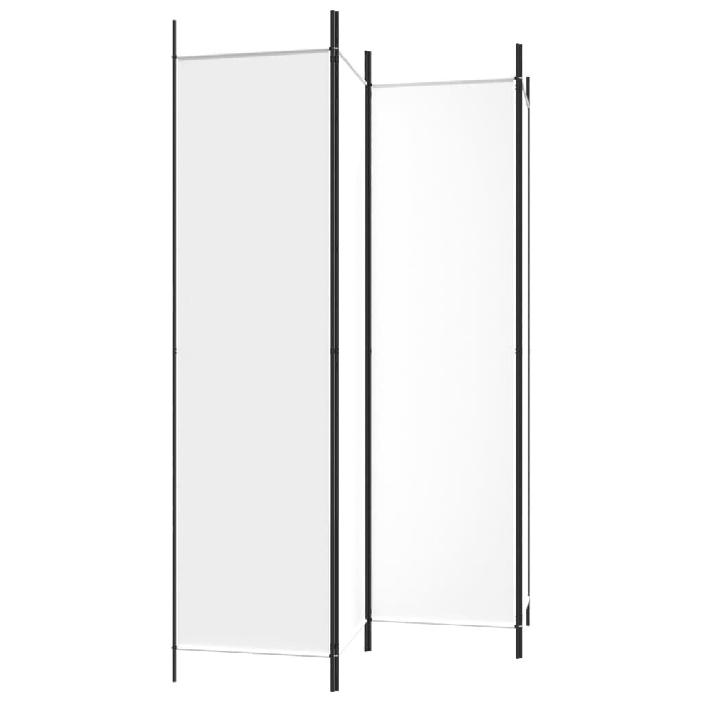 Vidaxl Raumteiler 4 Paneele 200x200 cm Weiß - Jetzt bis zu 36% Rabatt sichern
