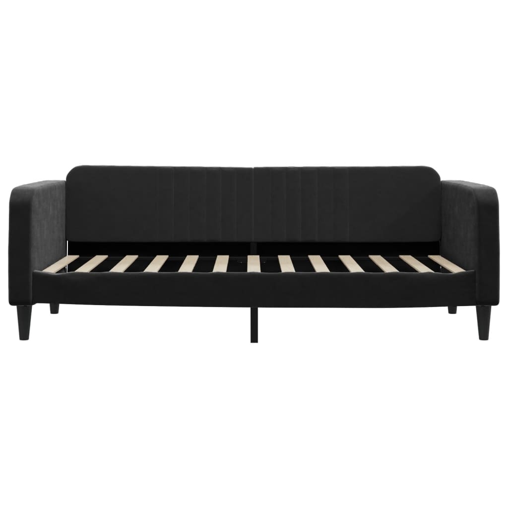 Vidaxl Schlafsofa 90x200 cm in Schwarz - Samt - Sparen Sie bis zu 35%!
