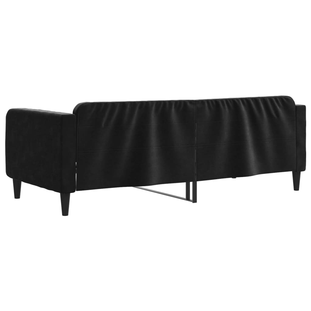 Vidaxl Schlafsofa 90x200 cm in Schwarz - Samt - Sparen Sie bis zu 35%!