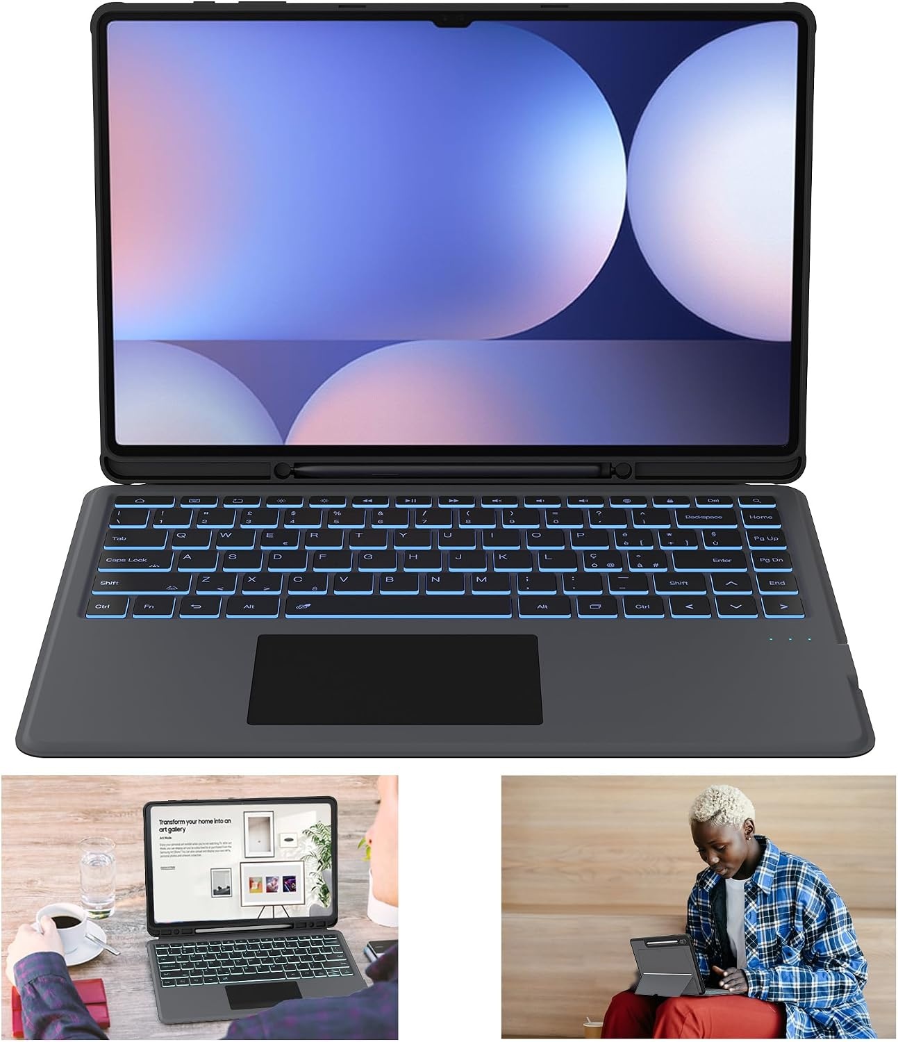 Premium Tastaturhülle für 14,6" Tab S10/S9/S8 Ultra - Italienisch - bis zu 34% Rabatt