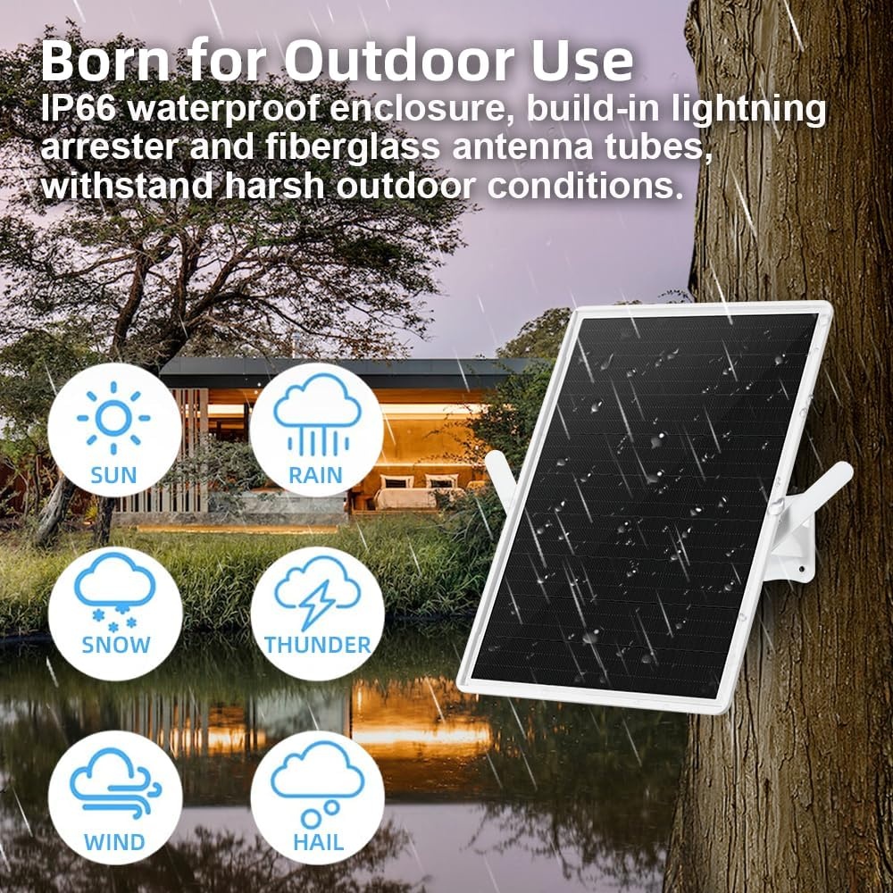Solar WLAN Repeater für Außen - Wetterfest & Autark - Bis zu 29% Rabatt