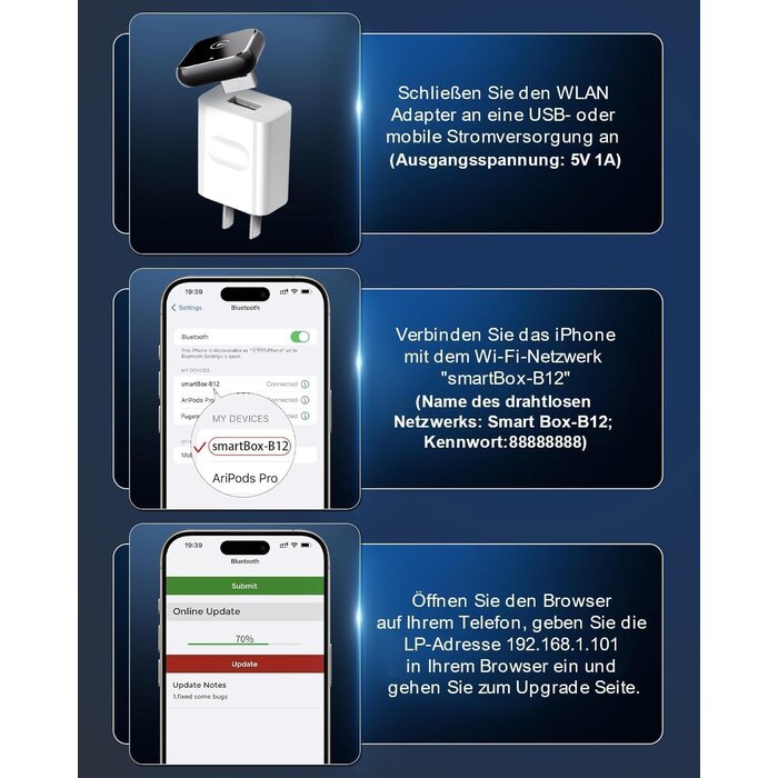 2-in-1 Funk-Adapter für Apple CarPlay & Android Auto - Jetzt bis zu 32% sparen