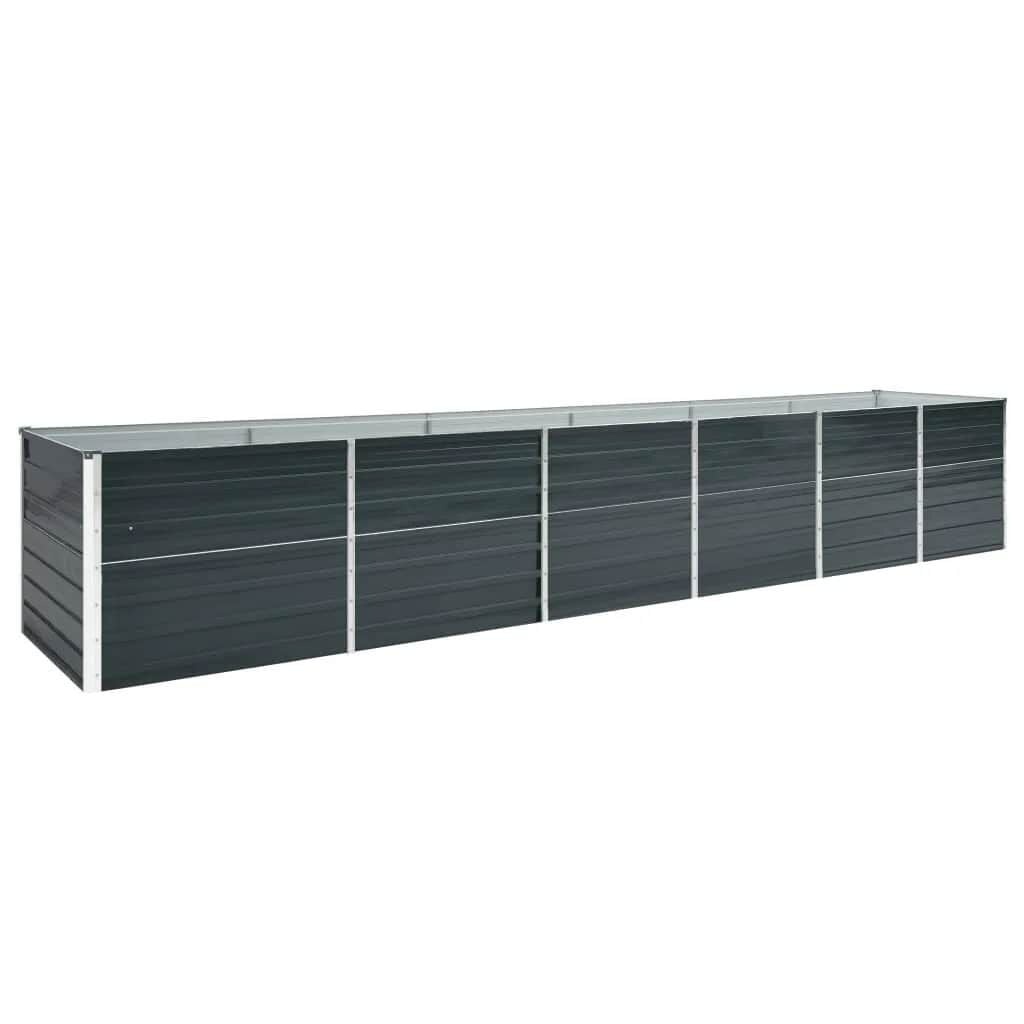 Vidaxl Großes Hochbeet Stahl Anthrazit 480x80x77cm - Outlet mit bis zu 52% Rabatt