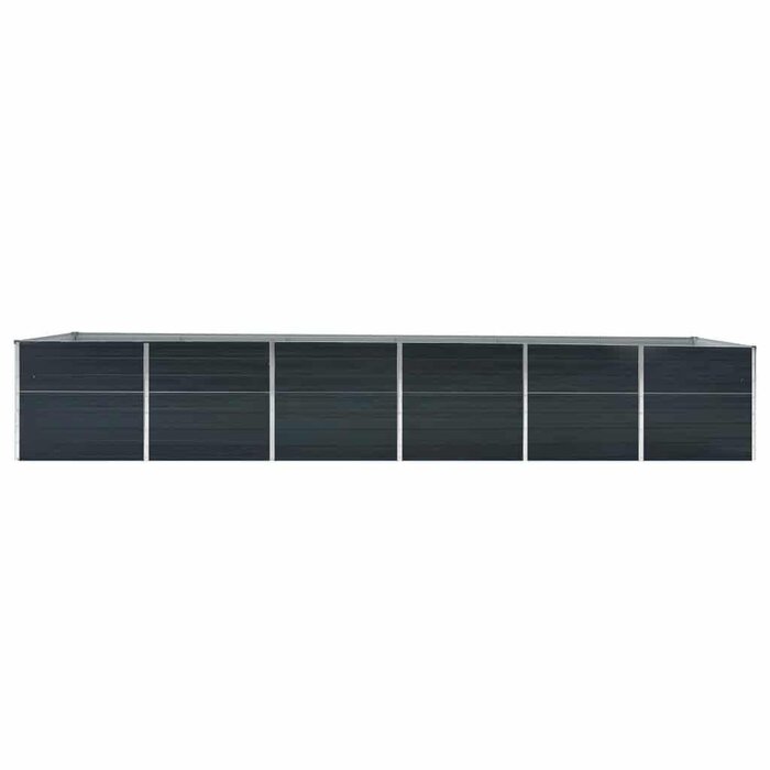 Vidaxl Großes Hochbeet Stahl Anthrazit 480x80x77cm - Outlet mit bis zu 52% Rabatt