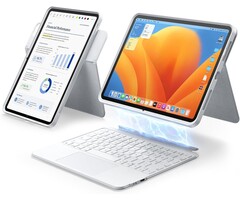 Hou iPad Air/Pro 11" Tastatur-Hülle: 360° drehbar, QWERTZ, RGB - bis zu 46% Rabatt